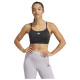 Adidas Γυναικείο μπουστάκι Aeroreact 3-Stripes Bra
